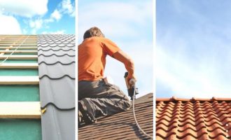 Tile roof & shingle roof